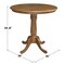 International Concepts Round 36 in Round Top Pedestal Table, 34.9 inH, Pecan, 36 W, 36 L, 35.1 in H, Wood, Pecan K59-36RT-6B - alternate 4
